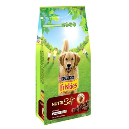 Picture of Friskies Nutri Soft Dry Dog Food with Beef 1.5 kg